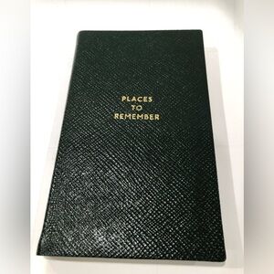 The Smythson of Bond Street "Places to Remember"luxury, pocket-sized notebook